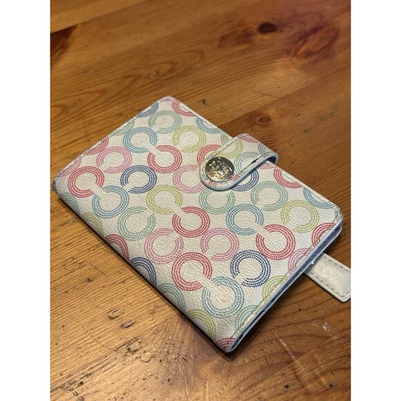 coach multicolor Snap wallet - Picture 1 of 10